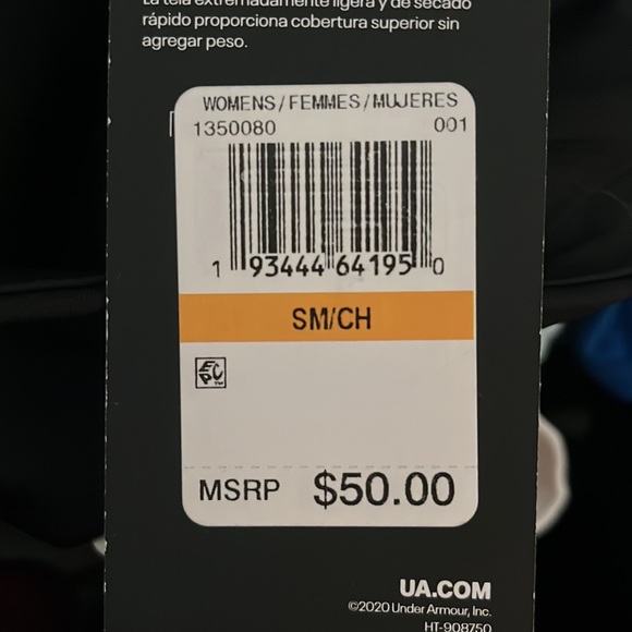 Under Armour black compression mid-rise speed capri. Small. With tags - Picture 4 of 4